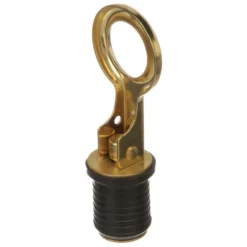 Attwood Brass Snap Handle Drain Plug