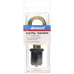 Attwood Brass Snap Handle Drain Plug -Nuova Jobe Shop attwood brass snap handle drain plug 6
