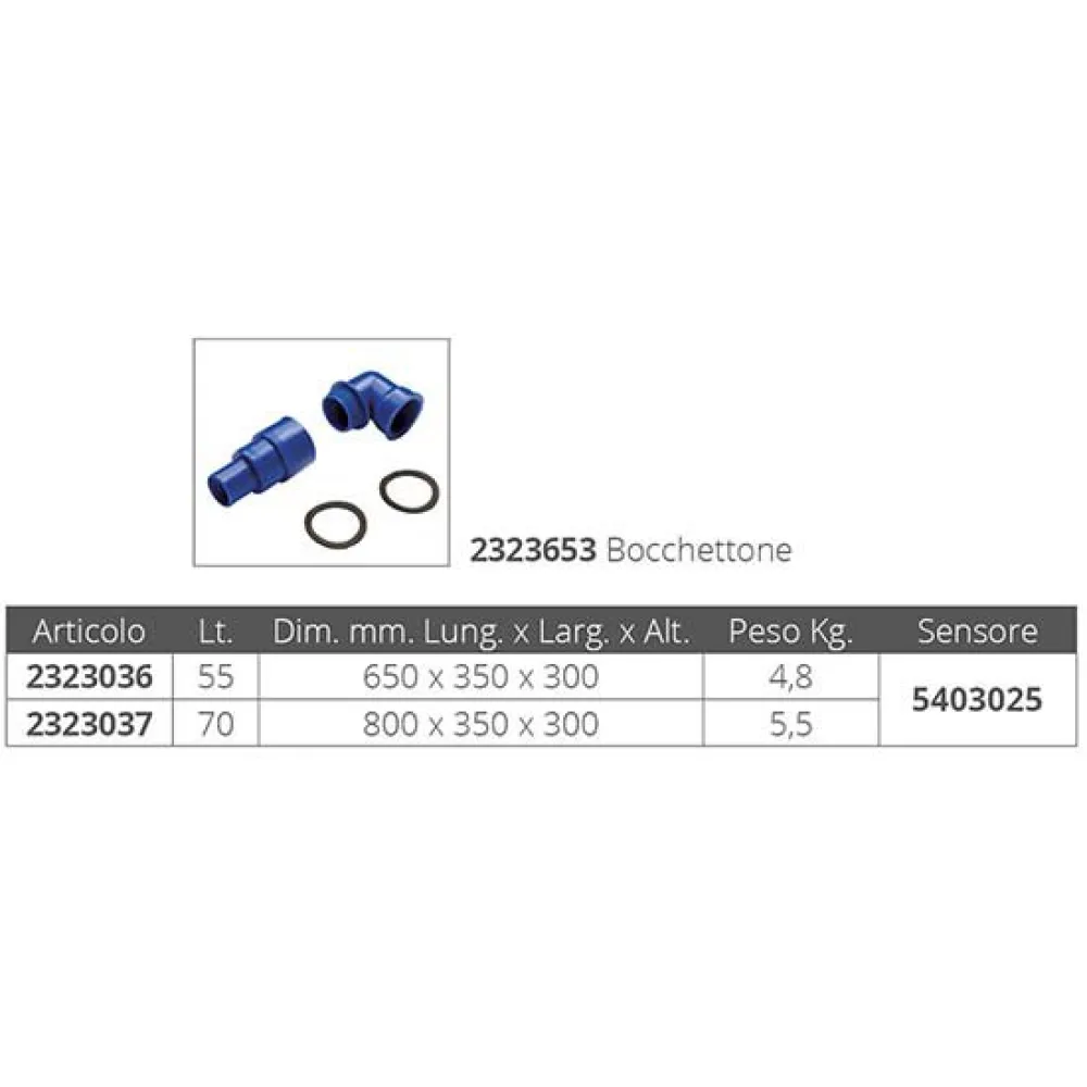 2323037 70L Plastic Fresh Water Tank 4 2323037 70L Plastic Fresh Water Tank - Image 2