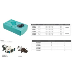 52L Plastic Fresh Water Tank -Nuova Jobe Shop can sb 52l plastic fresh water tank 1