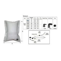 NUOVA RADE Flexible Rectangular Water Tank -Nuova Jobe Shop nuova rade flexible rectangular water tank 1