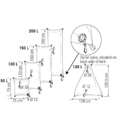 PLASTIMO 150L Flexible Deposit -Nuova Jobe Shop plastimo 150l flexible deposit 1