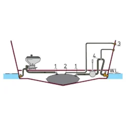 TANKV 55L Flexible Sanitary Water Tank -Nuova Jobe Shop vetus tankv 55l flexible sanitary water tank 1