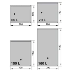 TANKV 55L Flexible Sanitary Water Tank -Nuova Jobe Shop vetus tankv 55l flexible sanitary water tank 2