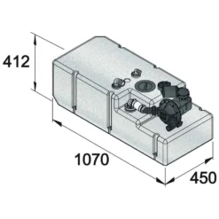 WWS 120L 24V Sanitary Water Tank -Nuova Jobe Shop vetus wws 120l 24v sanitary water tank 1